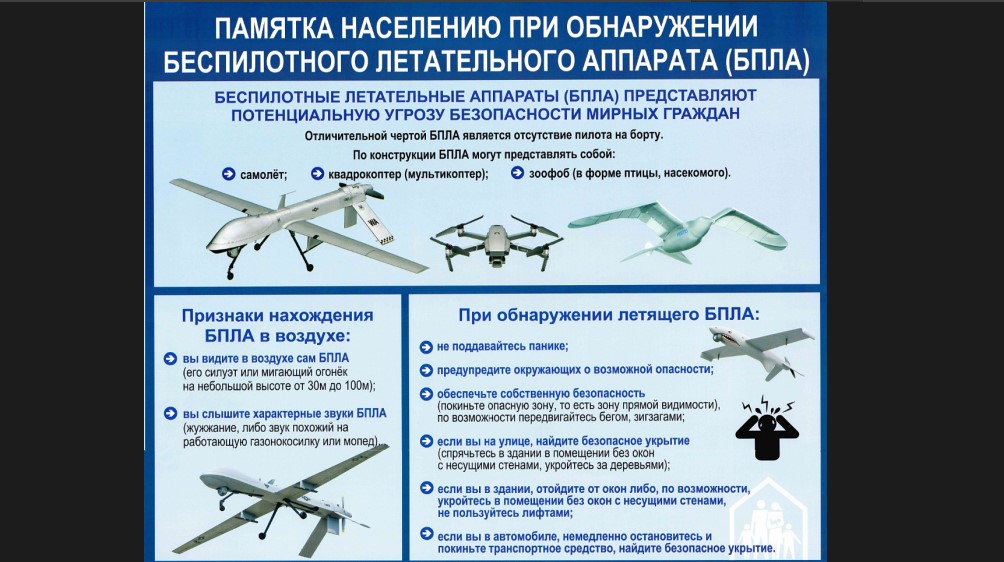 ОСТОРОЖНО БЕСПИЛОТНИКИ.